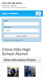 Mobile Screenshot of chinohillshighschool.net